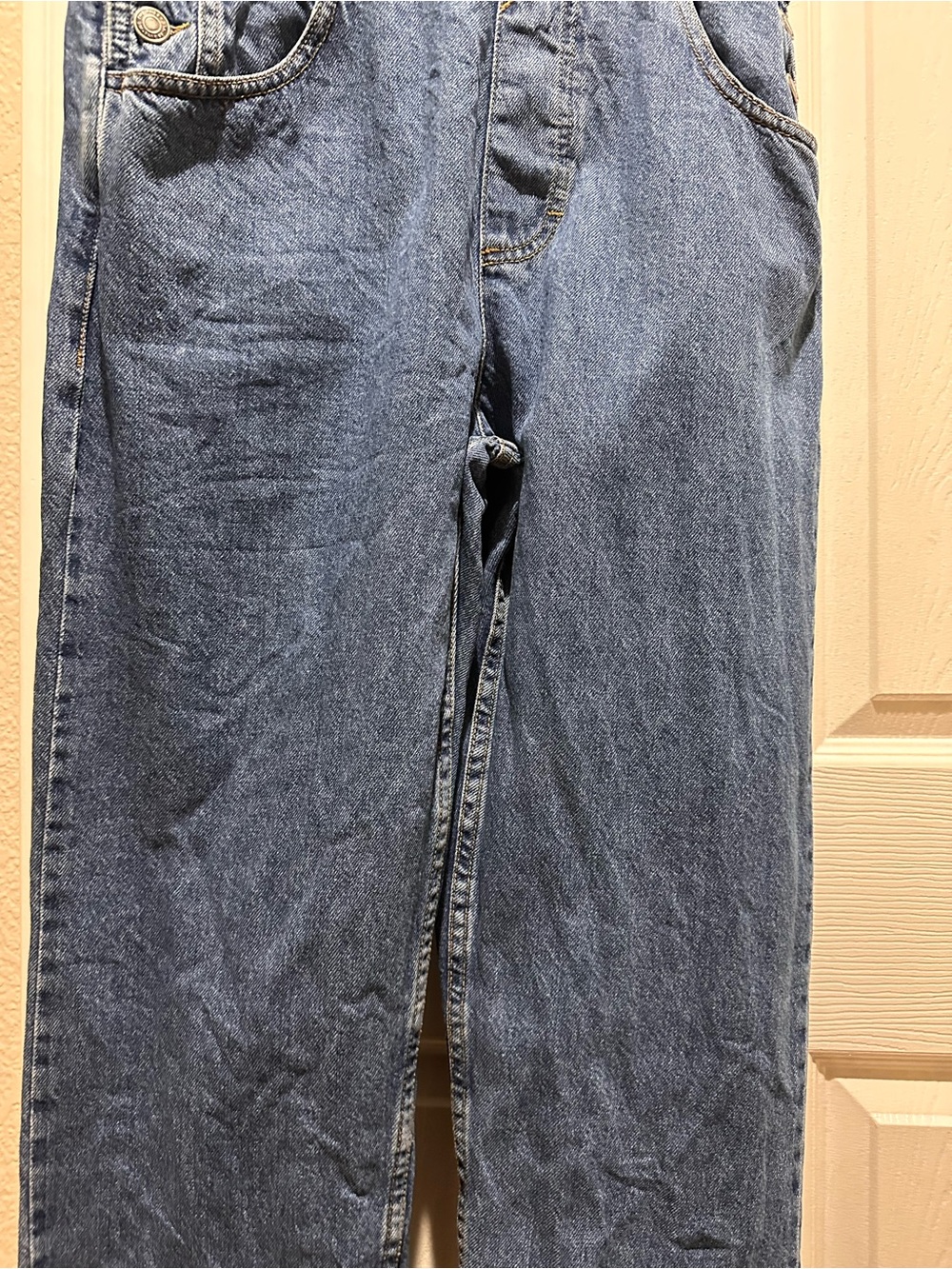 We the free free people Denim Overalls - Classic Blue Women’s Jeans Overalls - Picture 12 of 14